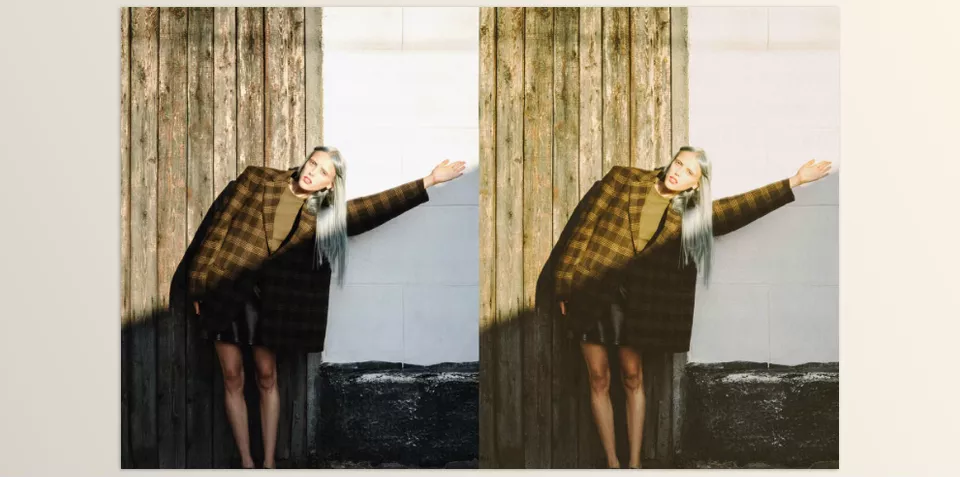 Capture the feel of film with soft contrast and subtle grain.