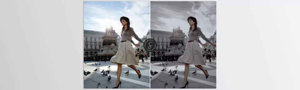 The Grey Lightroom Preset Collection - A soft, calming filter that transforms your everyday shots into refined, minimalist works of art.