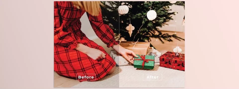 Bangset - Christmas Desktop and Mobile Lightroom Preset - Edit your holiday photos like a pro with one-click presets for Lightroom Mobile and Desktop.