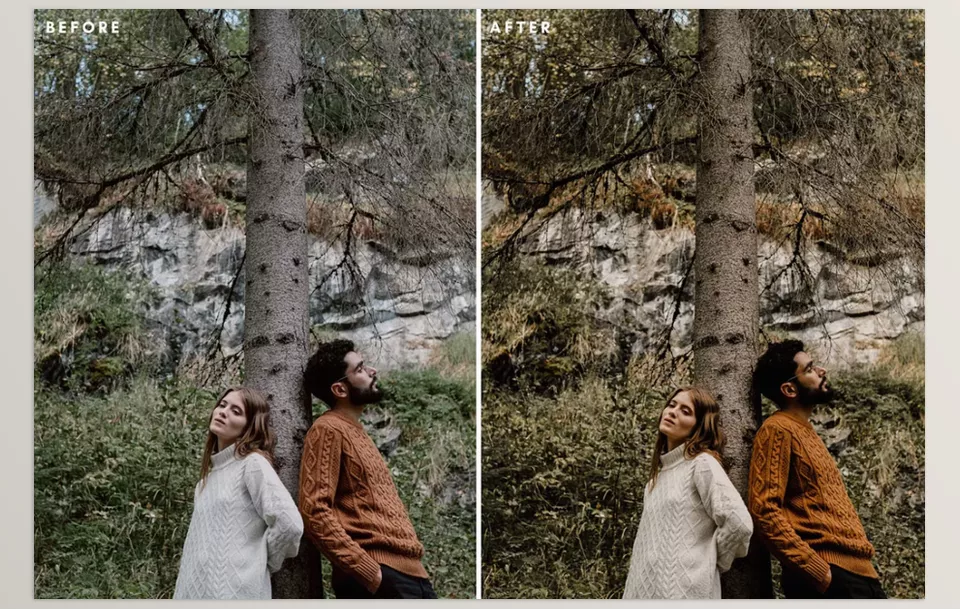 Creative Market - Bronze Lightroom Presets Bundle - A timeless portrait that captures the beauty of light, bringing out natural skin tones and soft contrasts.