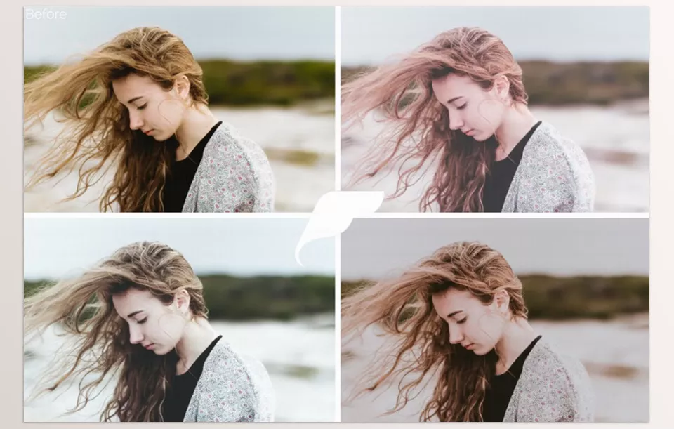 Creative Market - Portrait Lightroom Presets Vol. I - Transform natural light portraits in seconds with rich tones and subtle enhancements.