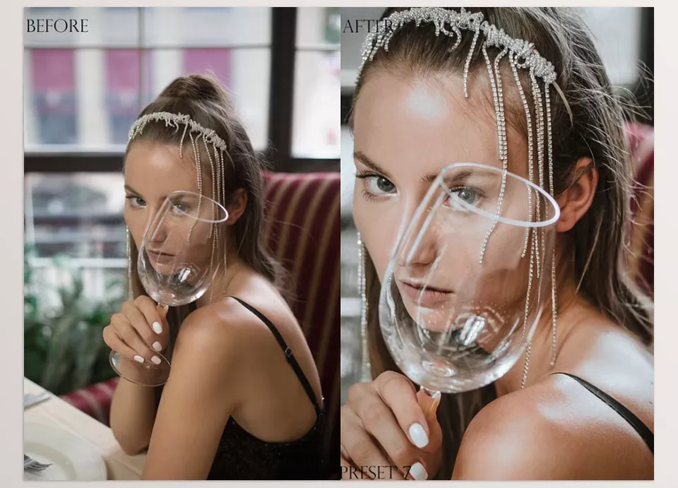 24 FASHION PORTRAIT PRESETS FOR LR - Effortlessly achieve a high-fashion aesthetic with just one click.