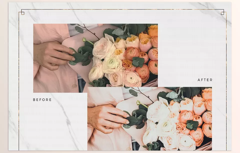 Creative Market - New Vintage Lightroom Preset Bundle - Bring out timeless character and cinematic depth in your shots with just one tap.