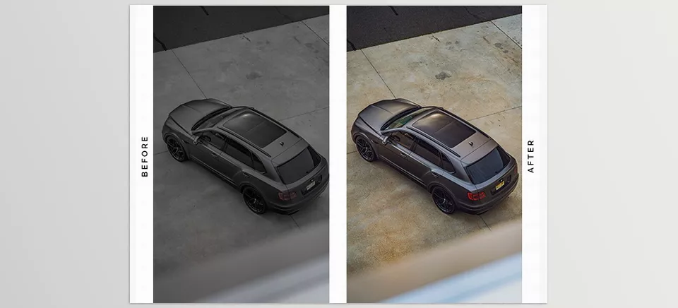 60 Professsional Car Photoshop Actions and Profiles - Bring out the true character of your car shots with clean tones and rich contrast.