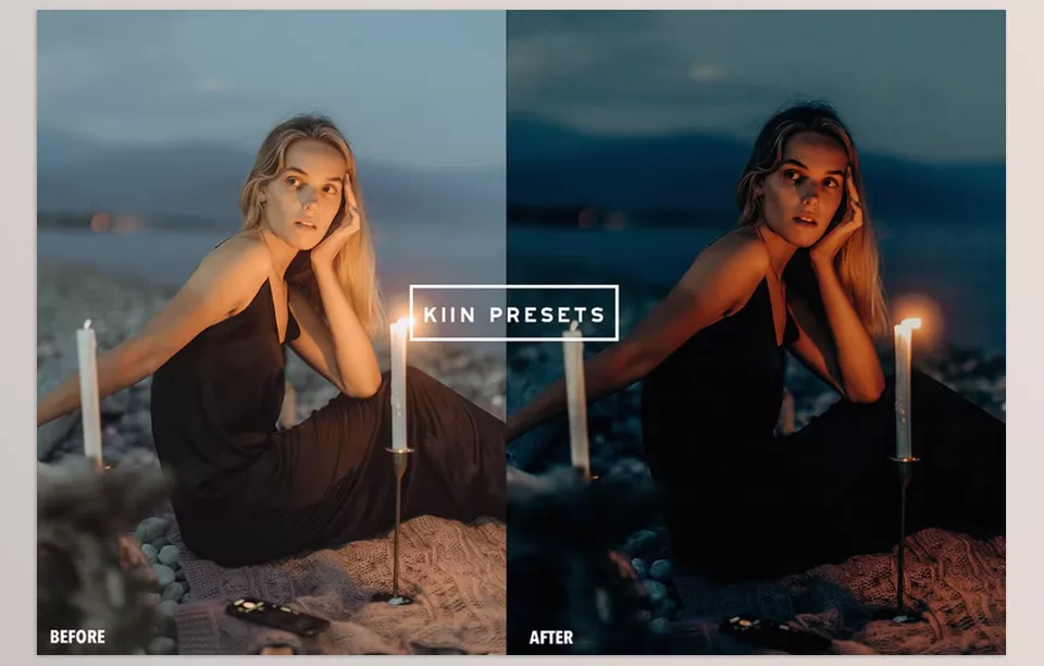 Creative Market - 7 CINEMATIC FILM LIGHTROOM PRESETS - Elevate your portraits and lifestyle shots with a unique blend of warm and cool hues that add character and cinematic drama to every scene.