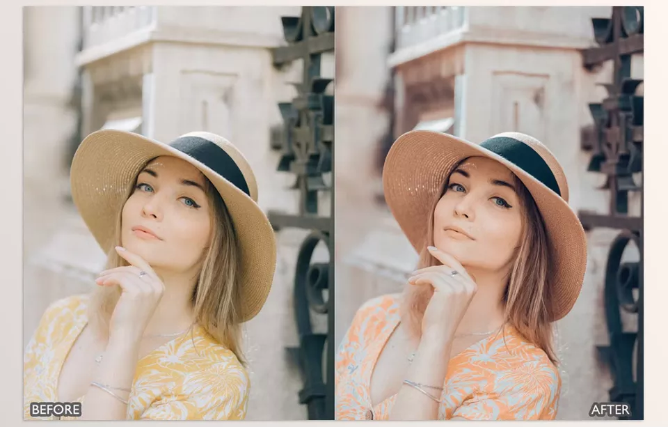 Creative Market - Golden Hour Lightroom Presets - Warm tones and soft light bring out the true beauty in every moment captured.