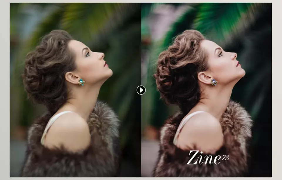 Zine 50 Fashion Lightroom Presets - Portrait photography