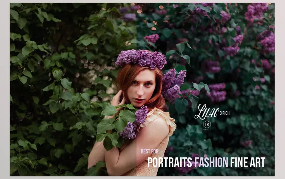 Lilac 64 Presets for LR and ACR - Crafted for storytellers, this look brings subtle drama and depth to everyday moments.