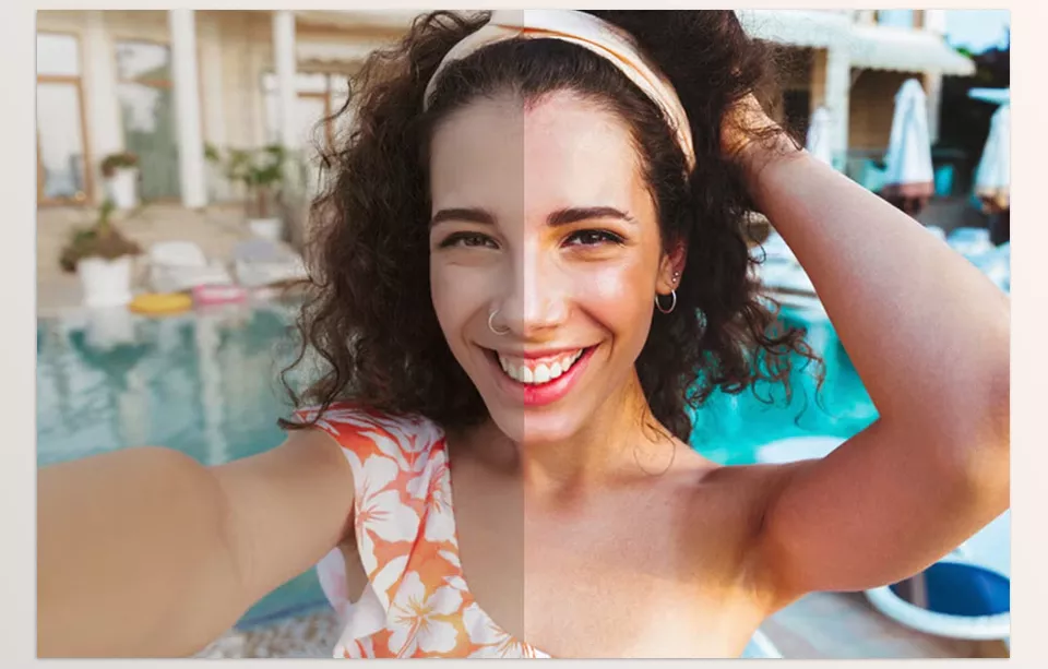 Creative Market - SELFIE Mobile Lightroom Presets - Soft, radiant tones that bring out your natural glow in every frame.