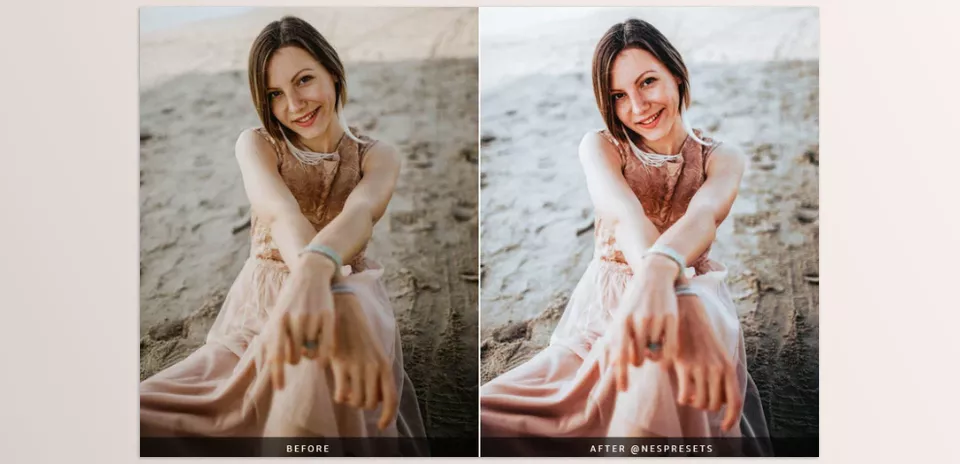 NesPresets - Bright and Airy - Bright exposure and airy light bring out natural beauty with a clean, elegant finish.