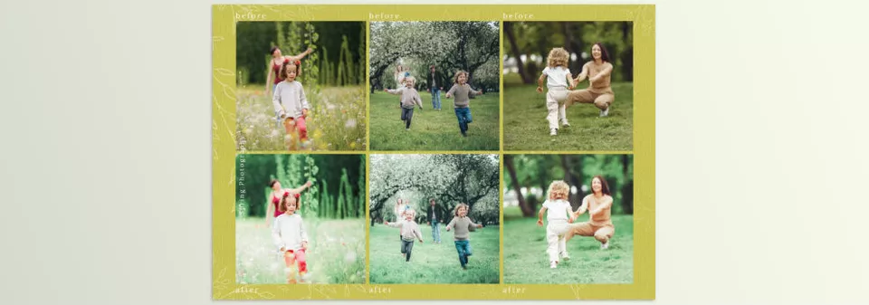 FilterGrade - 10 Familia Lightroom Presets - Let the sweet, gentle breath of spring fill your outdoor sights and shine on your cherished memories.