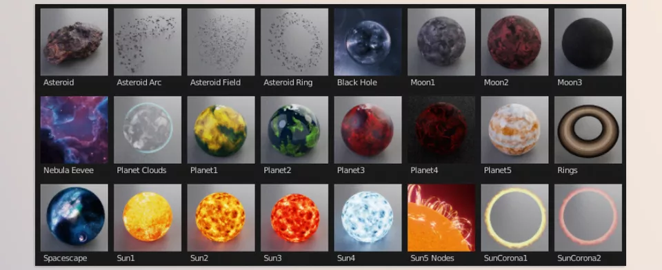 Kit Ops Space Kpack - Simply add these inserts to your project and fire off the render of your epic scene.