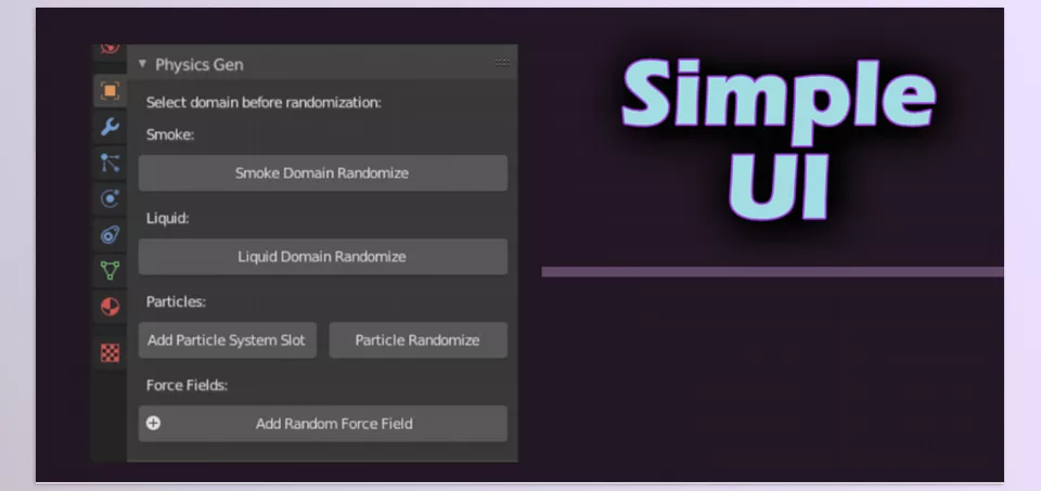 Physics Gen - Anyone can create their own complex and beautiful simulations with a simple interface.