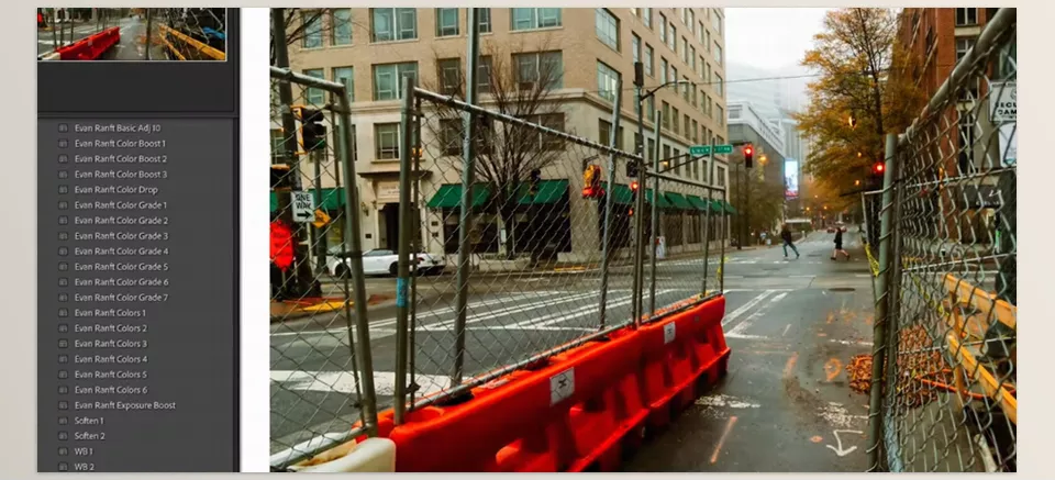 Evan Ranft - Lightroom Preset Module - Moody tones meet natural light, creating a cinematic look that's subtle yet powerful.