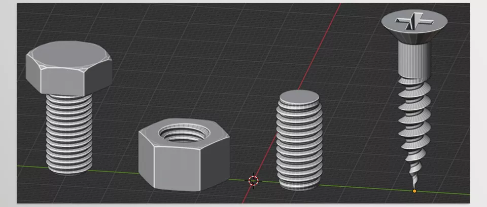 Precision Bolts - It's all packaged within a near "parametric" system, allowing you to modify every detail instantly.