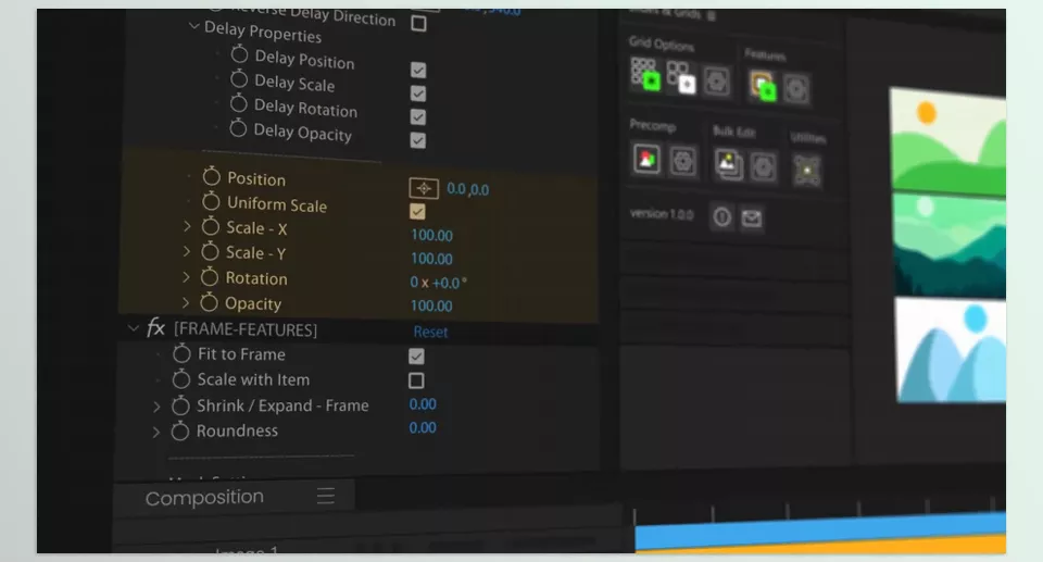 Slides and Grids - Custom grid items transformation