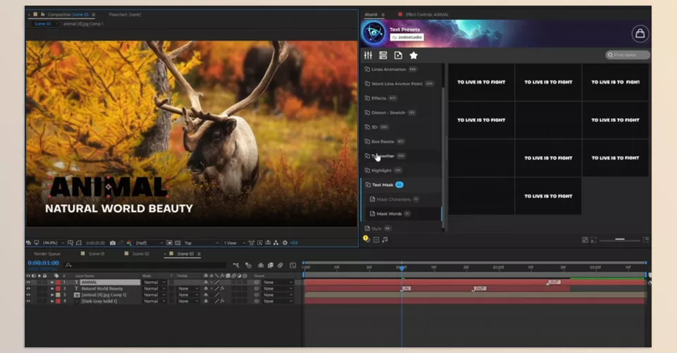 Videohive - Text Presets - Create stunning text animations in After Effects.