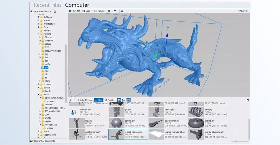 FinalMesh PRO - Convert 3D content into a different 3D format, such as STL, for 3D printing.