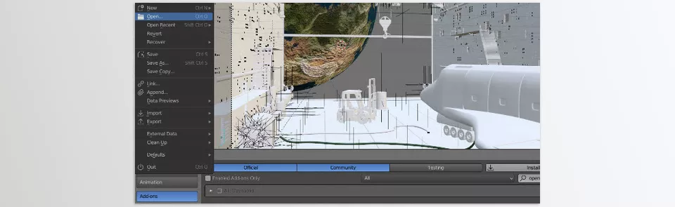 Blender Market - Open Solid - Reduces delays from loading textures and compiling shaders, even in large or complex scenes.