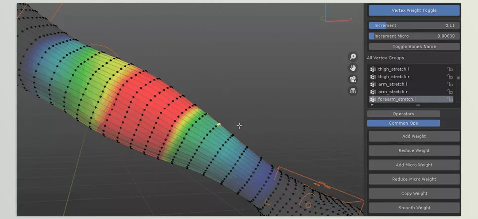 Handy Weight Edit - It offers precise control over the distribution of weight.