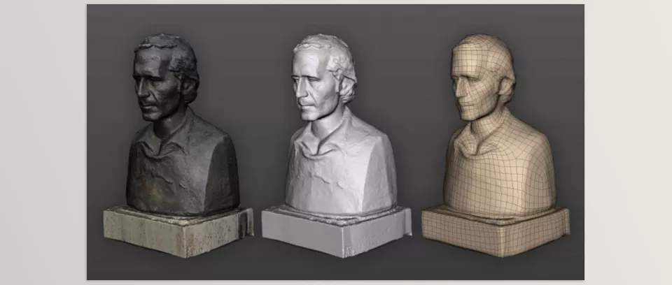 Topogun 3 - Along with the established retopology tools, TopoGun also includes automatic retopologizing features.