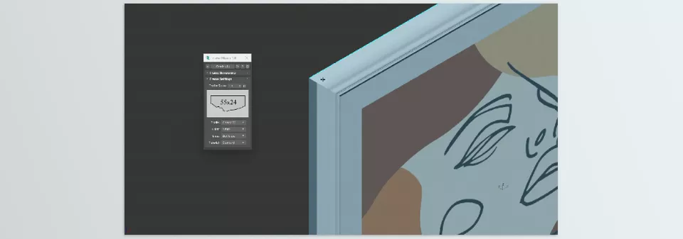 Frame Maker - 18 types of picture frame profiles – classic and modern.