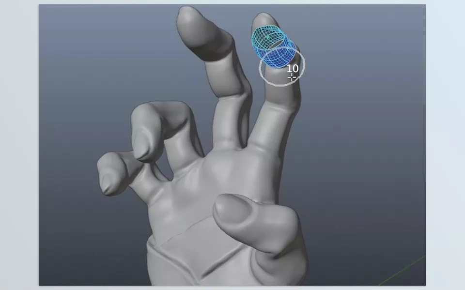 Quadwrap - Speed up your retopology process when working with cylindrical forms such as arms, fingers, legs, horns, etc.