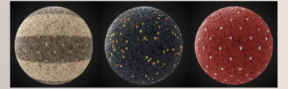 Knittr - A fully procedural knitwear shader that seamlessly integrates with standard image textures.