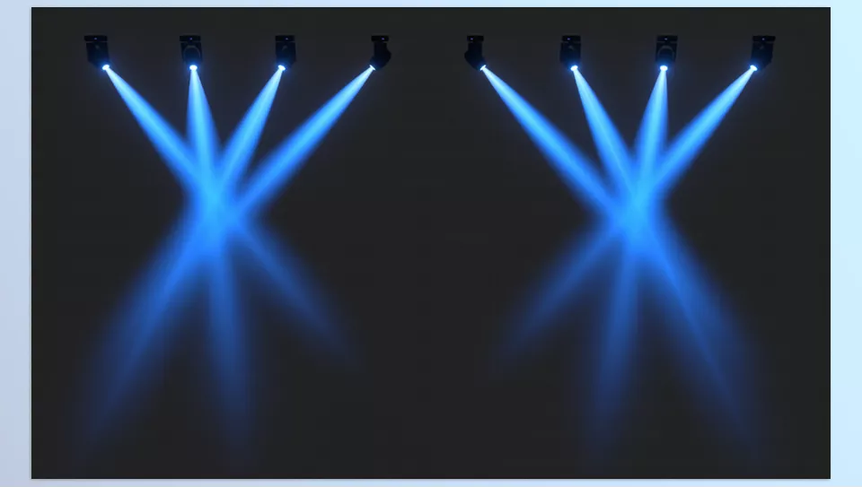 Stage Lighting Kit - Using just a single curve, you can easily create, set up, and control stage lighting.