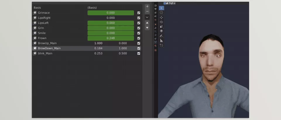 Shape Key Collections - Rename and arrange shape keys into designated folders and subfolders.