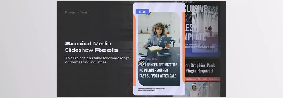 Instagram Reels Dark Elegance - No Plugins Required