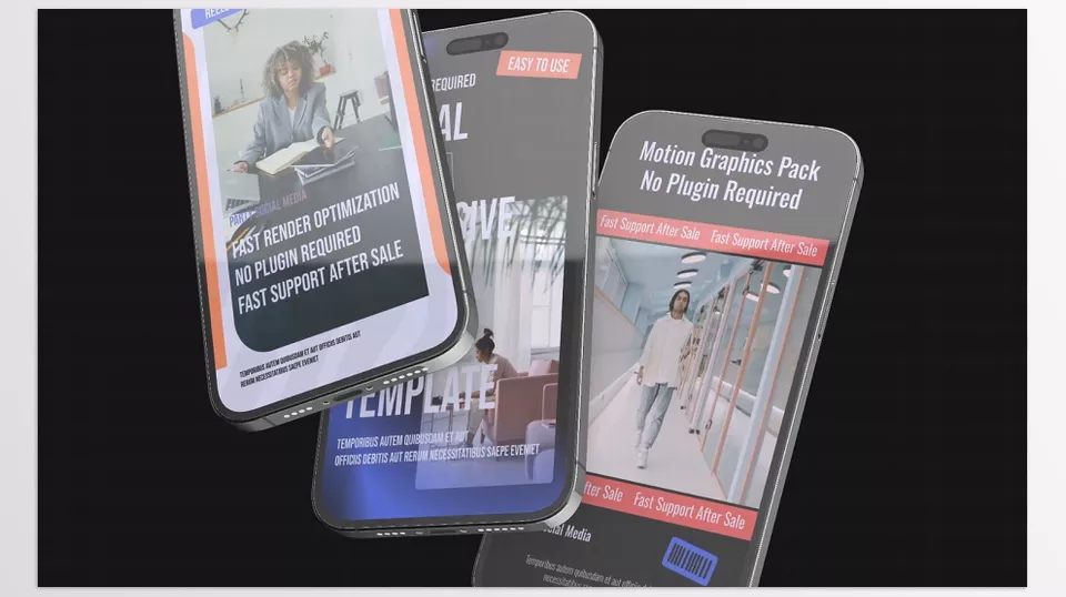 Instagram Reels Dark Elegance - easily make very Colorful, Simple, Quick, Best or anyhow Statistic Products.