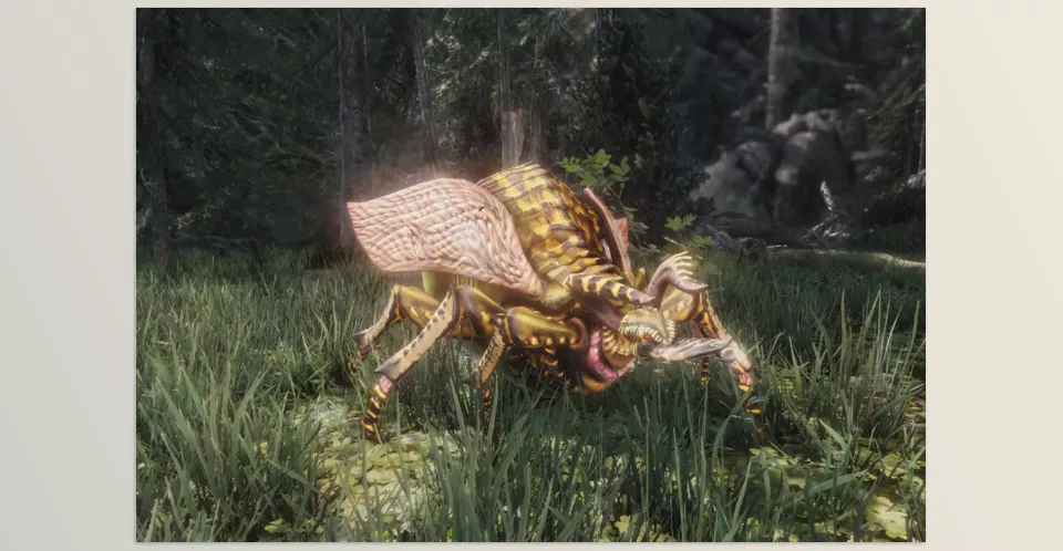 Bomber Bug Explosive Insect Monster Fantasy RPG - An explosive Bomber Bug which flies and walks, and works in fantasy and sci-fi games!