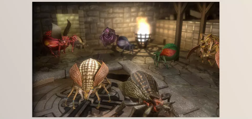 Bomber Bug Explosive Insect Monster Fantasy RPG - a highly customizable bug that explodes itself.