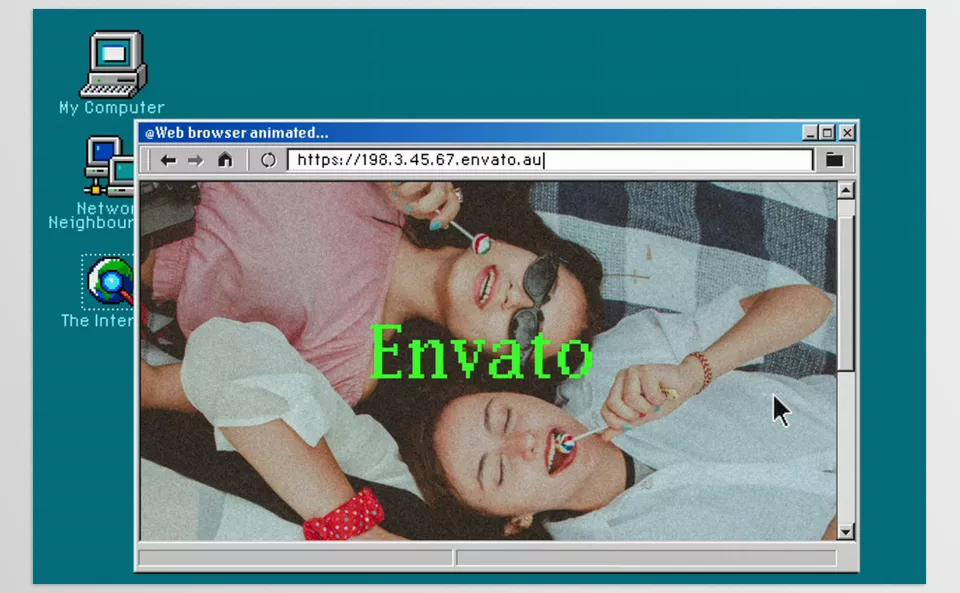 Old Computer Dial Up Interface 4K - With a focus on vintage computer system look and feel this item is suitable for various video content production.