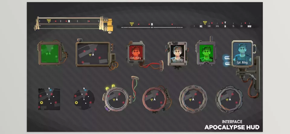 Apocalypse HUD - Build your game HUD fast!