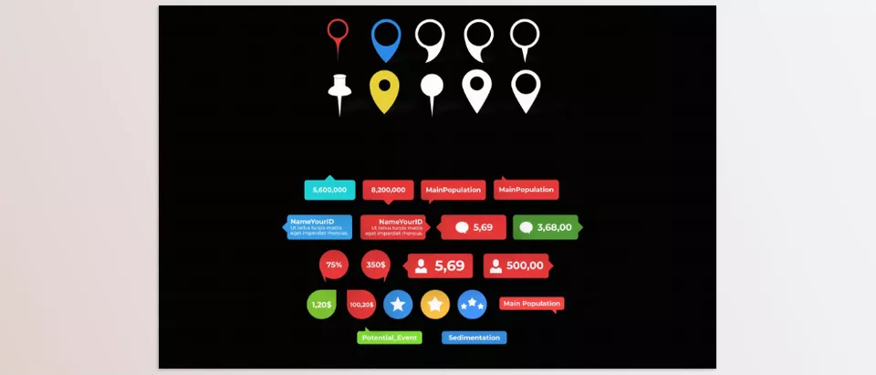  World Map Globes Ultra - create travel promos of your country, graphics for documentaries or simply anything you like about planet Earth.