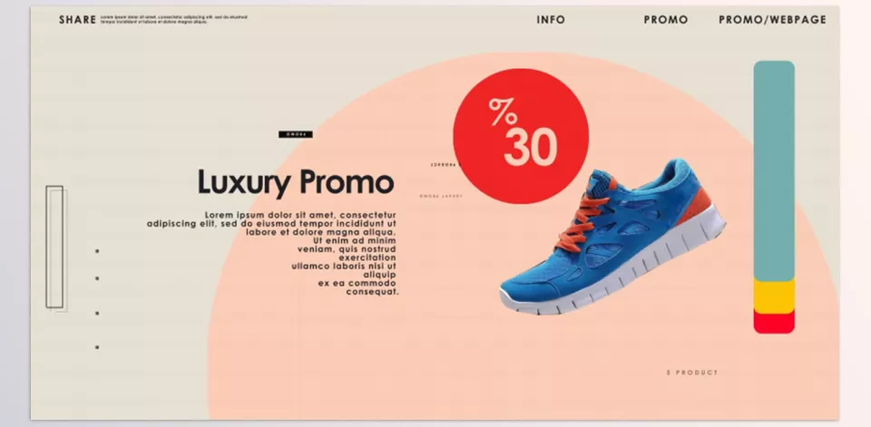 Shoe Product Promo - Easy Color Controls.