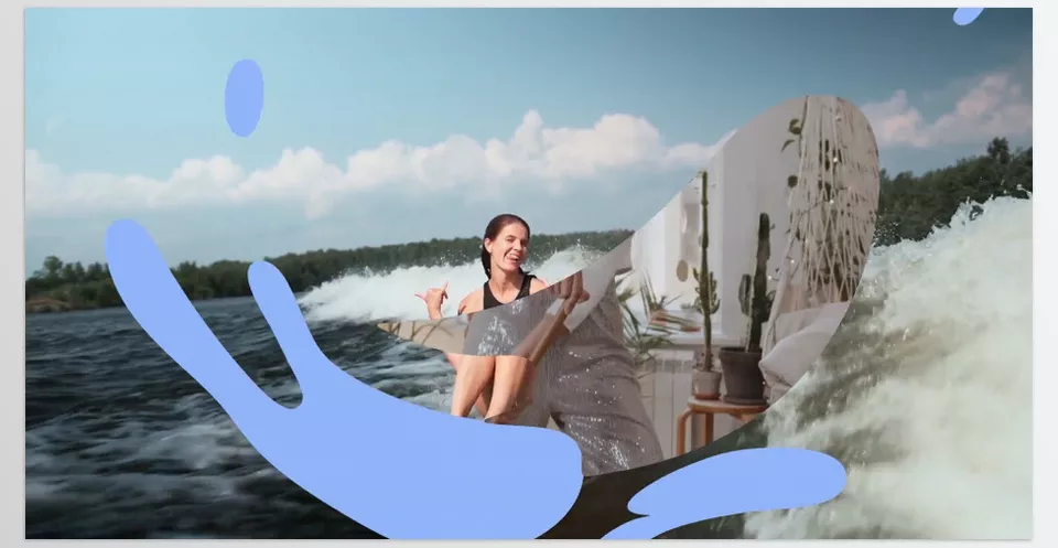 Liquid Transitions Premiere Pro MOGRT - Full-color controls