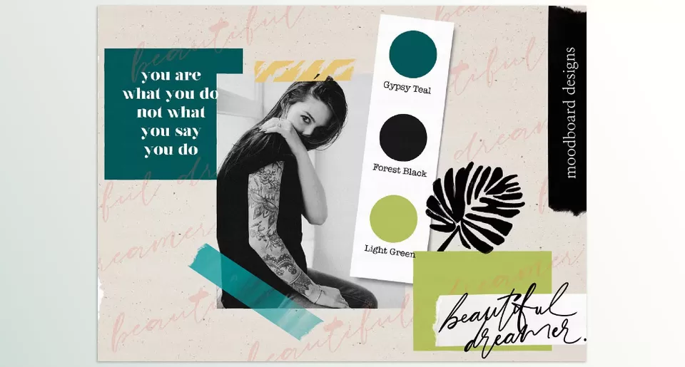Modern Washi Tape - Combine and layer elements, apply your own overlay patterns, and enjoy experimenting with various color modes.