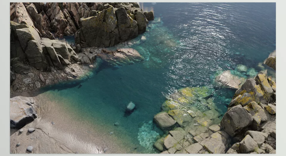 Postshade Waterfx - They feature smoothed Voronoi-based caustics integrated with a depth compound, enhancing realism and adding rich detail to water scenes.