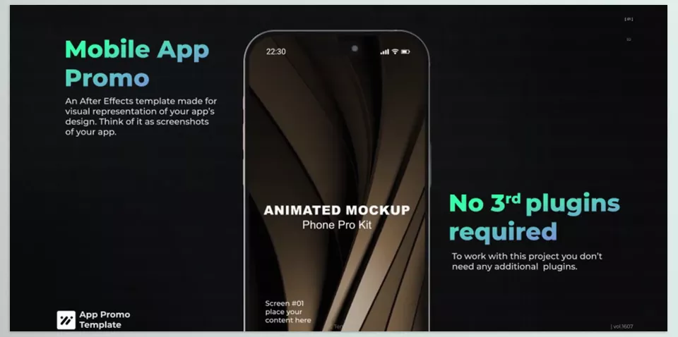 Mobile Phone App Mockup Kit - Includes 19 Phone Screen holders and 30 Text holders!