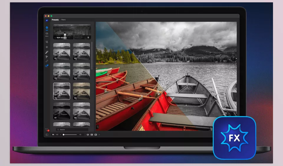ON1 Effects - Use a new color-wheel style control for a more visual approach to adjusting color.
