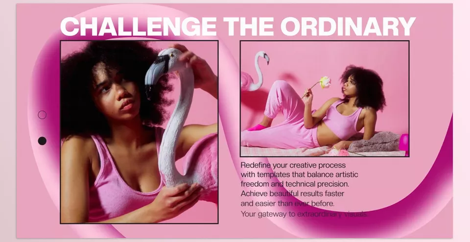 Gradient Fashion Slides for After Effects - Full color controls