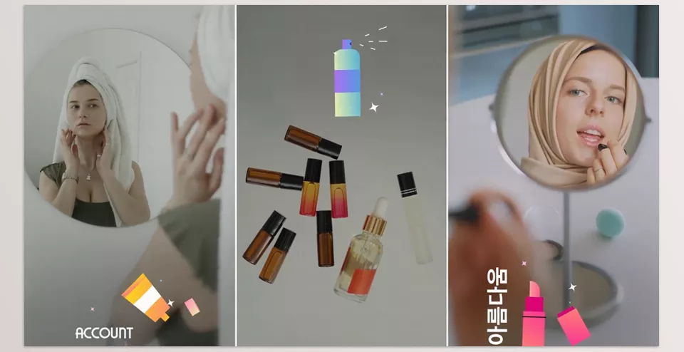 Beauty Products Titles for After Effects - Each animation includes editable texts and color controllers for easy customization.