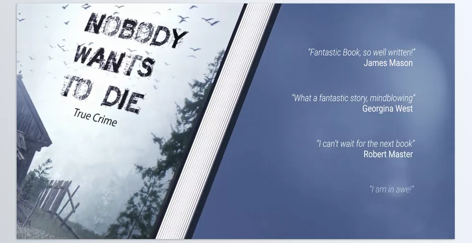 Book Promo Crime Mystery - Swap in your own titles, images, and text to create a spine-chilling atmosphere that grips your audience from the very first frame.