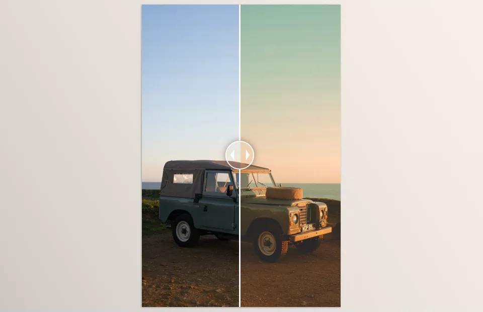 Quest 40 - Del Mar - Grain mask helps age your imagery and emulate older film styles.