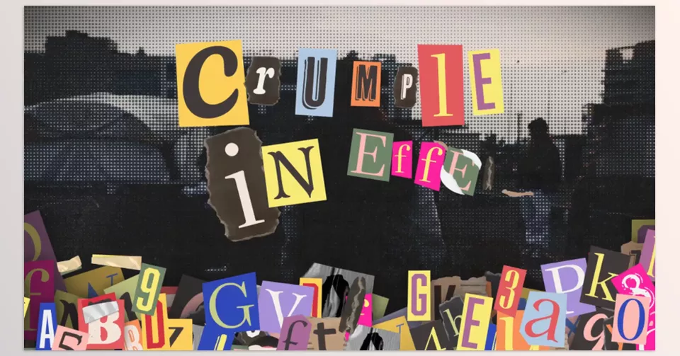 Ransom Note Animated Letters Set - Bring a gritty, handmade vibe to your visuals with bold, torn paper animations.