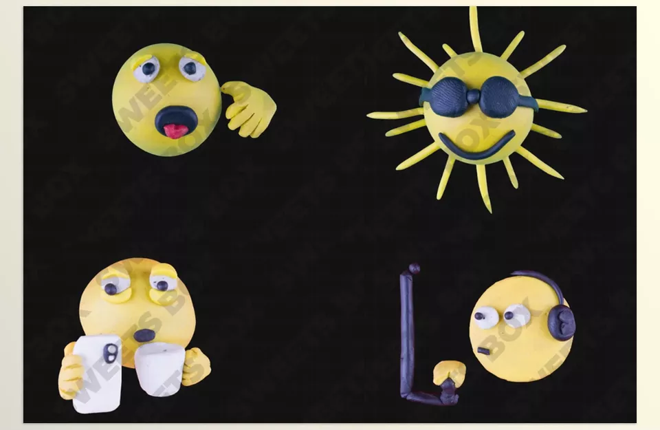 Animated Emoji Stop Motion for FCPX - Each element comes with customizable colors to suit your needs.