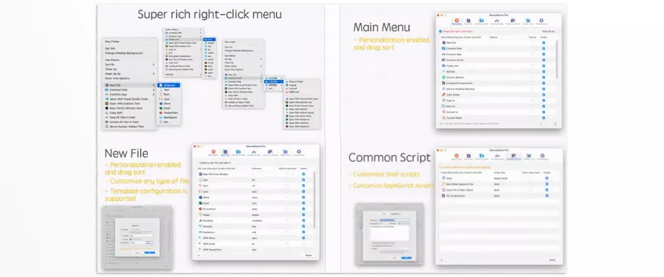 MouseBoost Pro - Organize and easily access your frequently used directories and their subfiles.